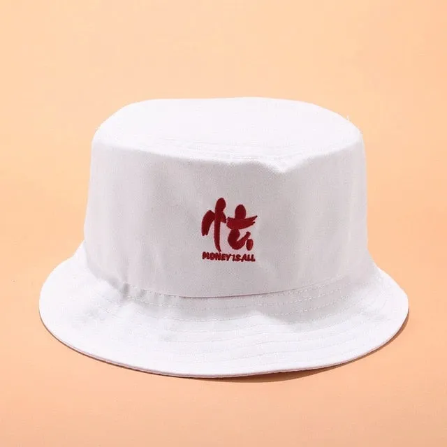 Embroidered fisherman hat tide men