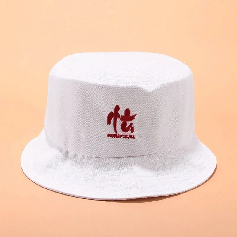 Embroidered fisherman hat tide men