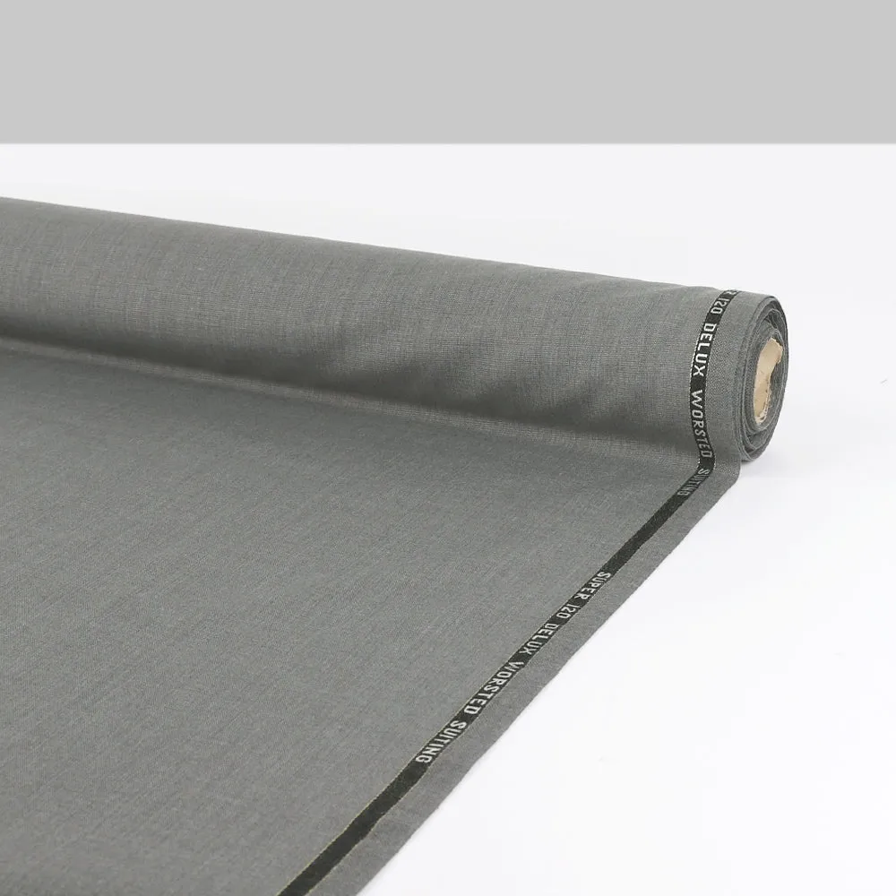 End-On-End Wool / Poly Suiting - Nickel