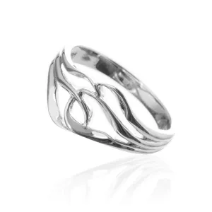 Entangled Ring, Silver