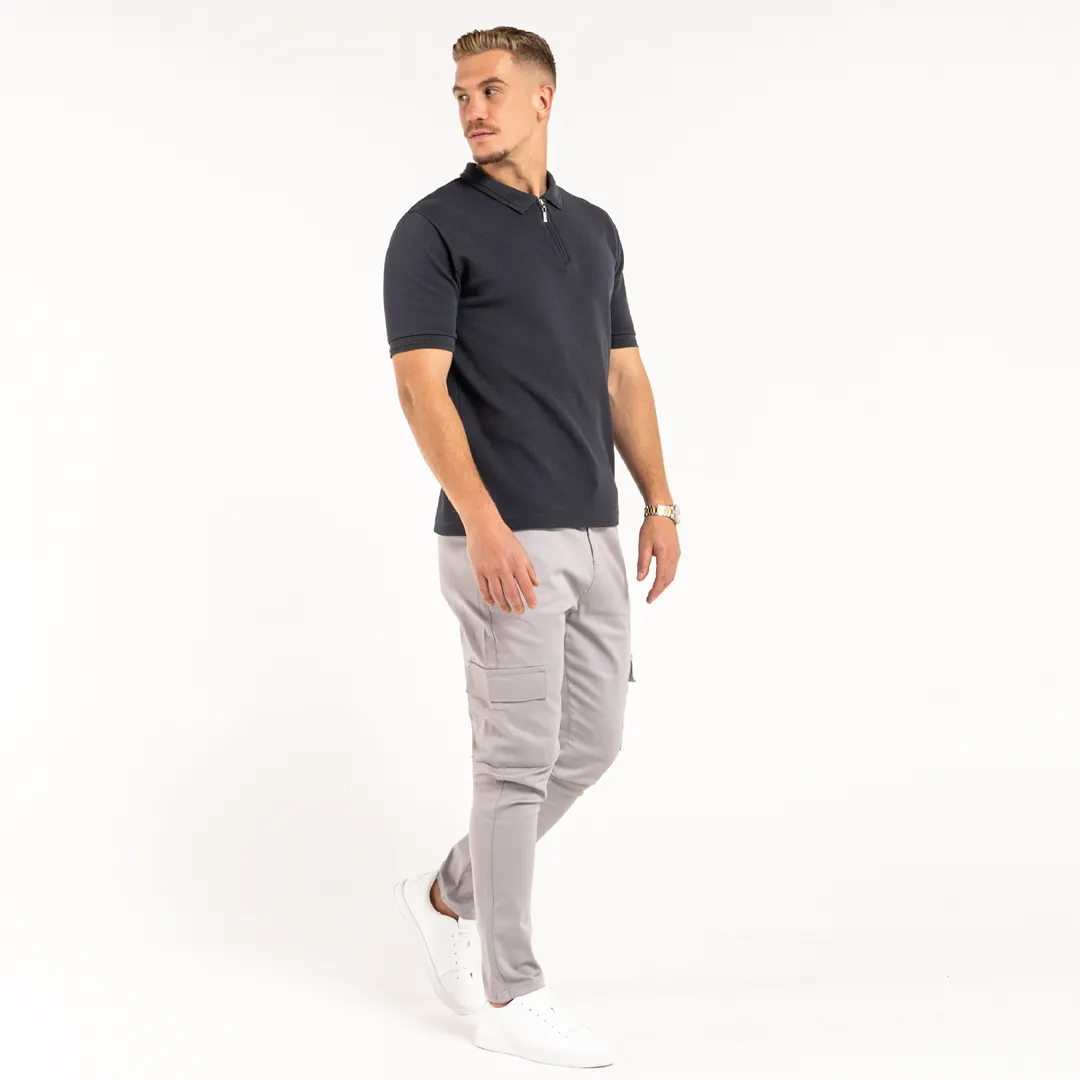 Felipe Cargo Pants - Light Grey