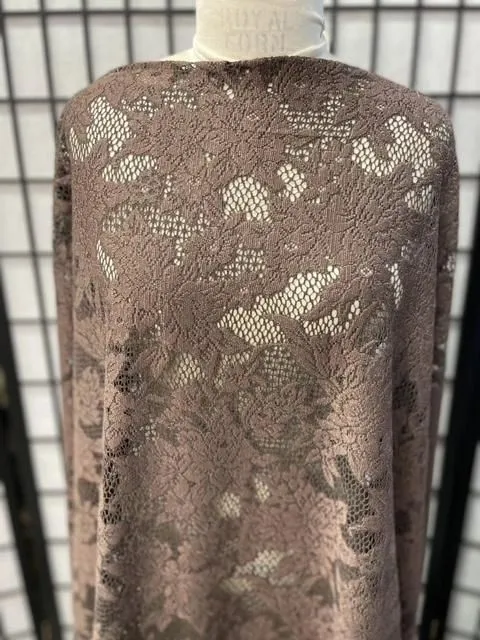 Floral Lace - Brown