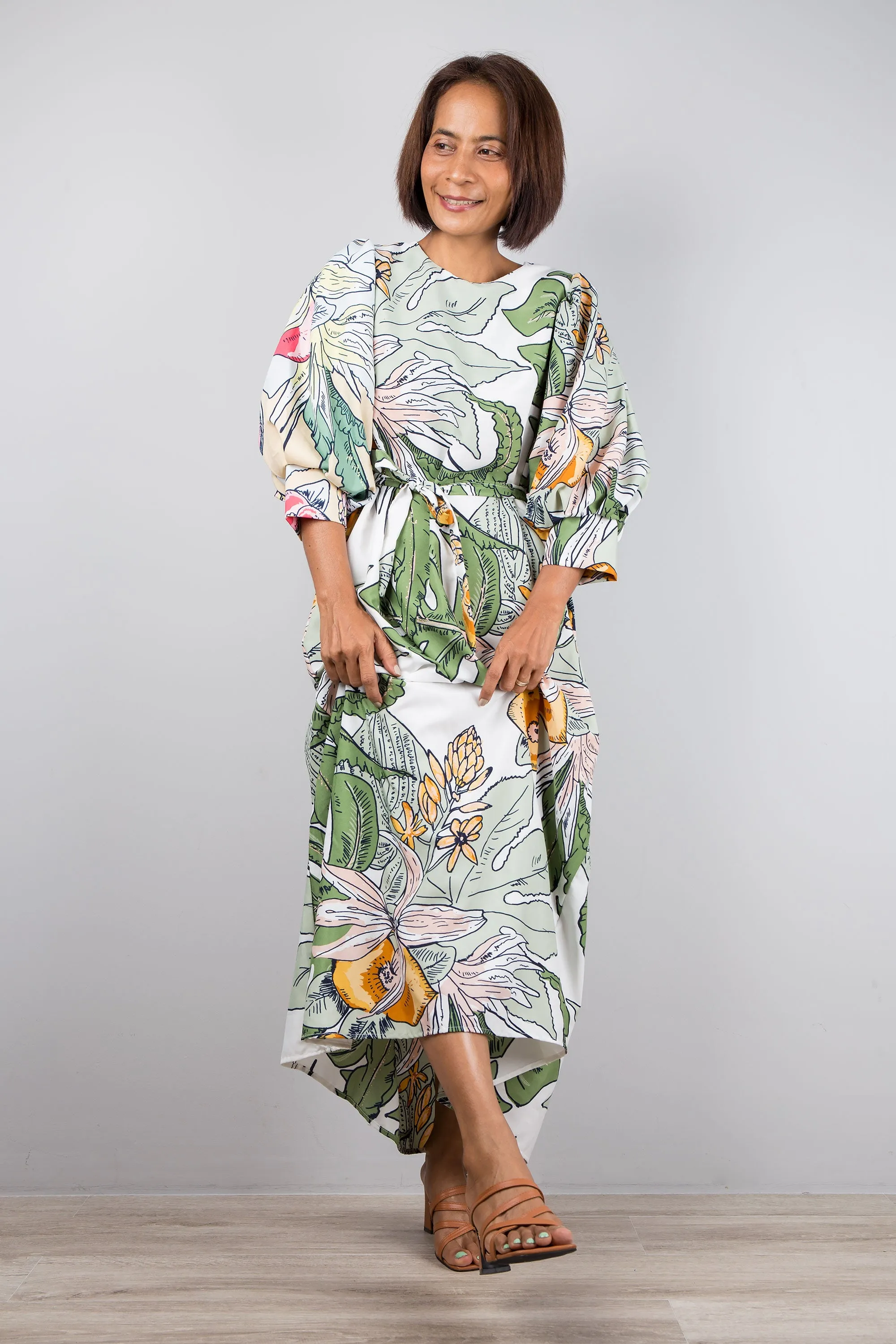 Floral maxi dress