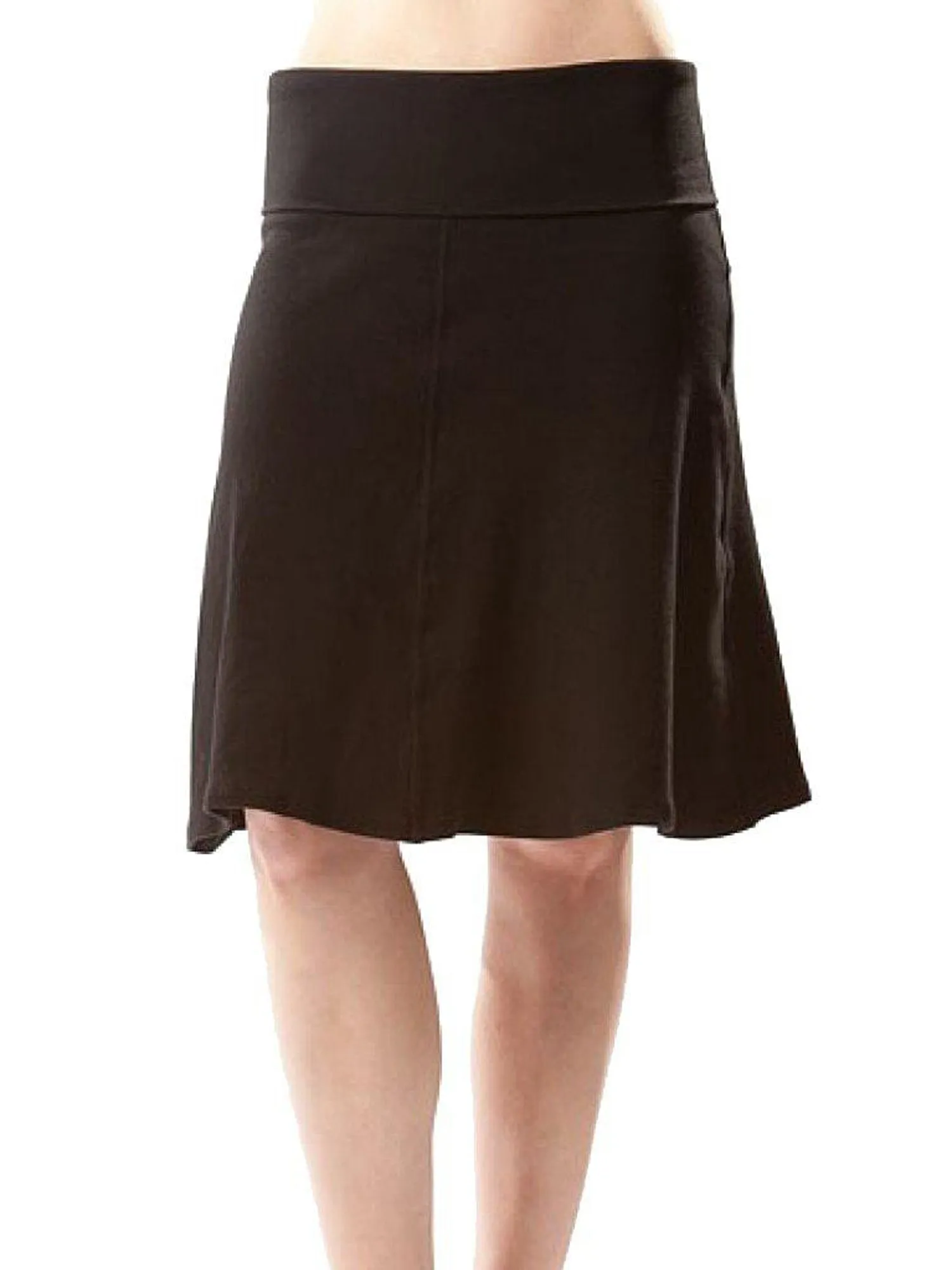 Hard Tail Ribbed Rolldown Knee Skirt CS-51