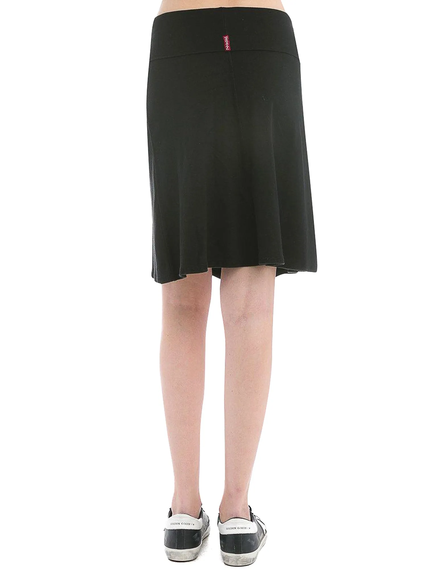 Hard Tail Ribbed Rolldown Knee Skirt CS-51