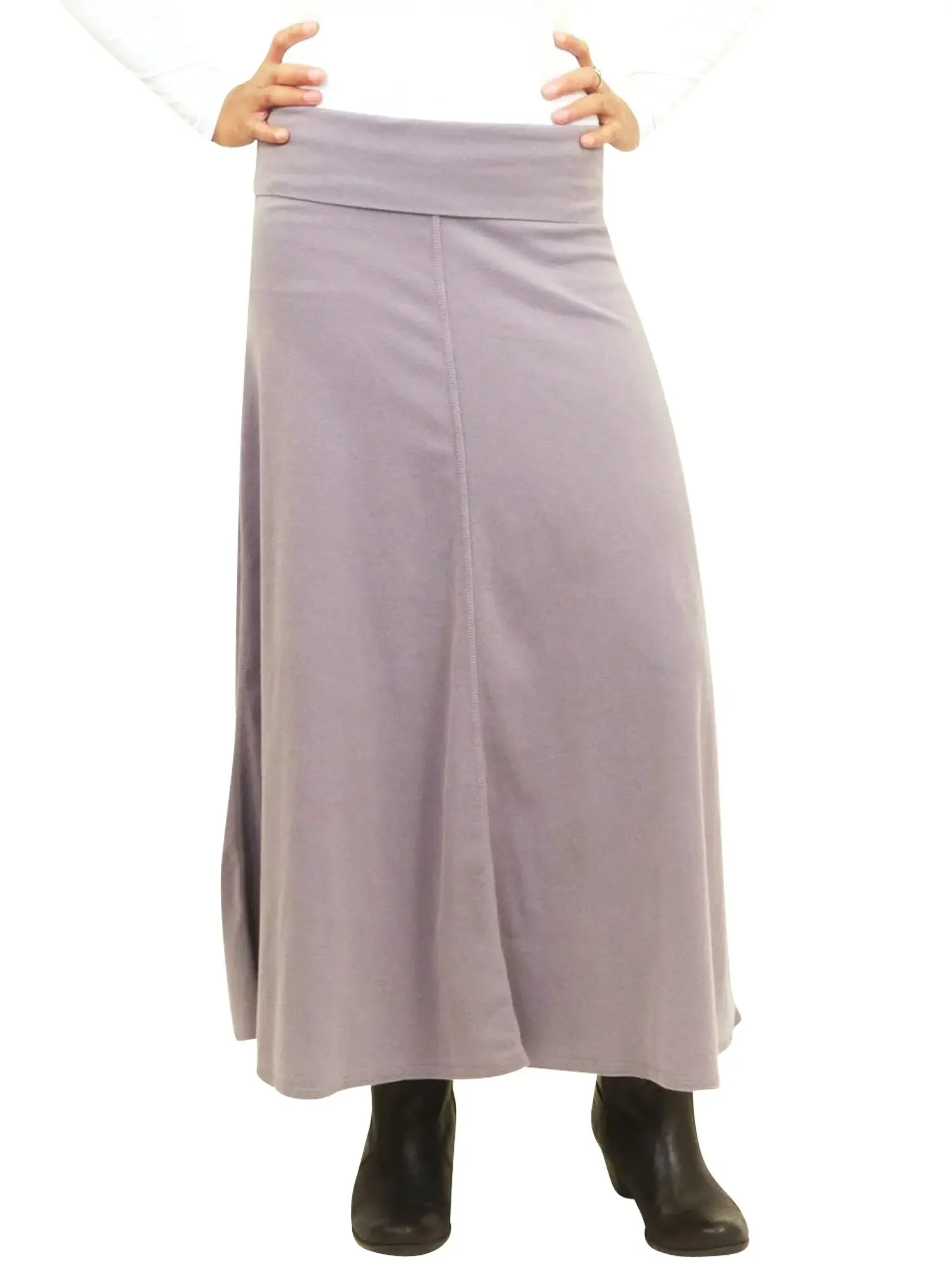 Hard Tail Roll Down Cotton Skirt B-131