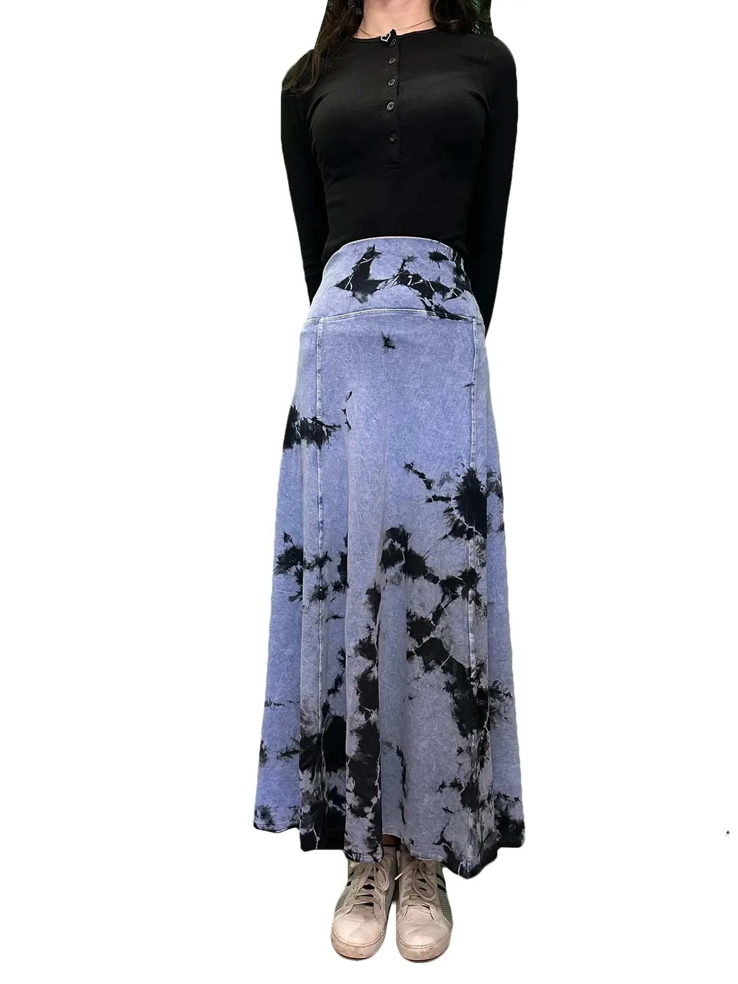 Hard Tail Roll Down Cotton Skirt B-131