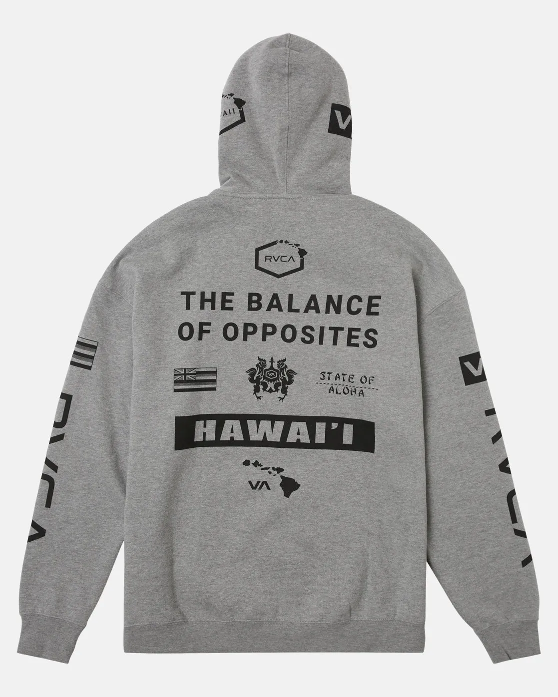 Hawaii All Brand Hoodie - Athletic Heather