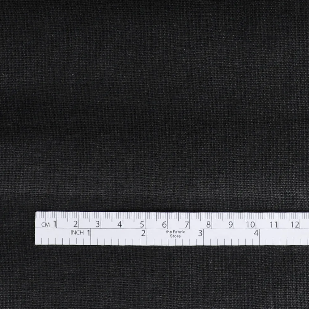 Heavyweight Linen - Black (pieces)