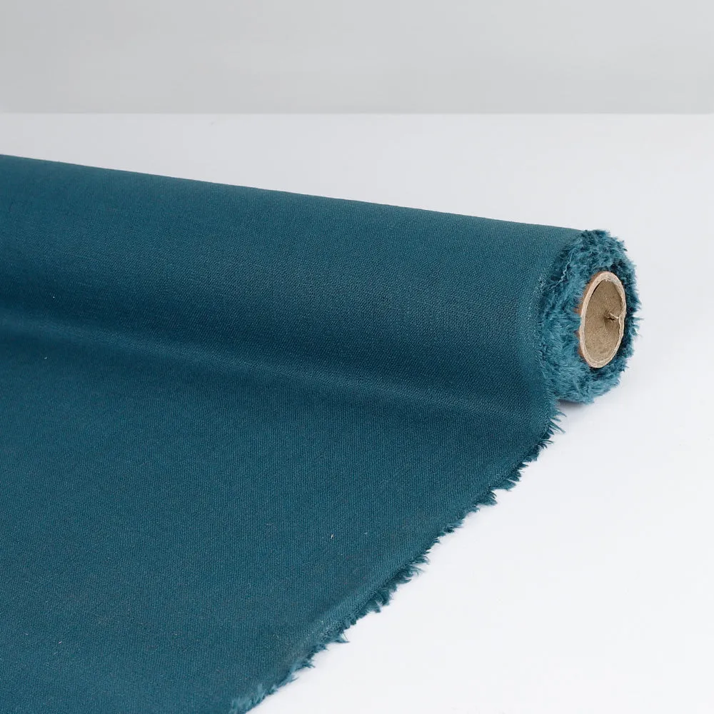 Heavyweight Linen - Deep Teal