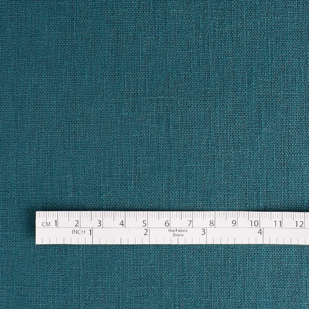 Heavyweight Linen - Deep Teal