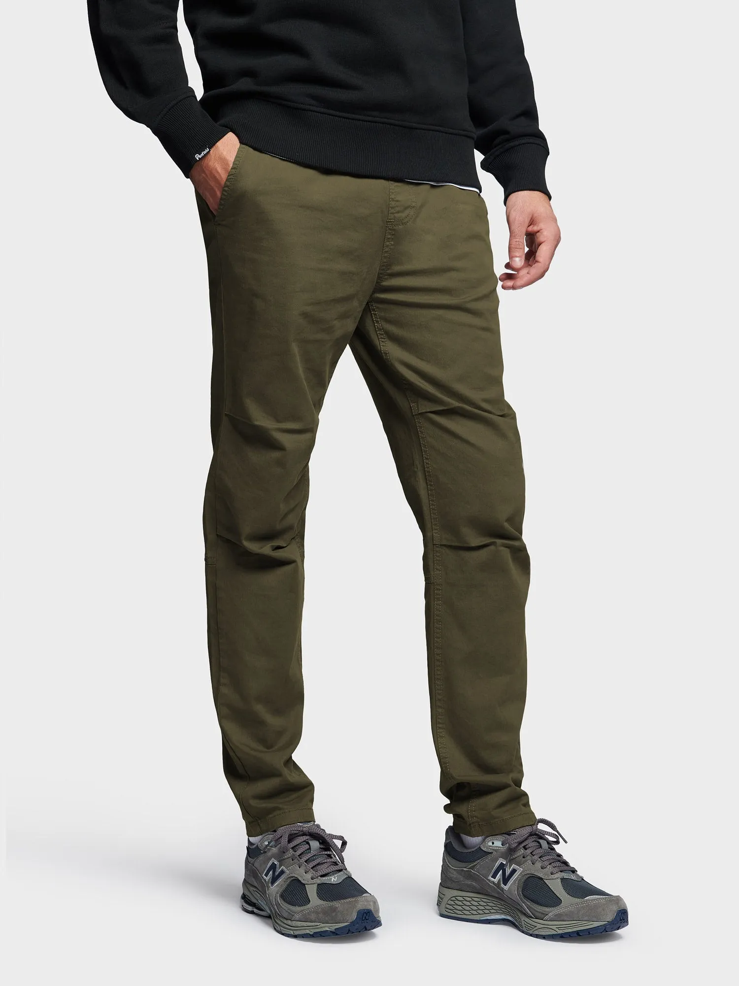 Hudson Script Elasticated Waist Pants in Forest Night