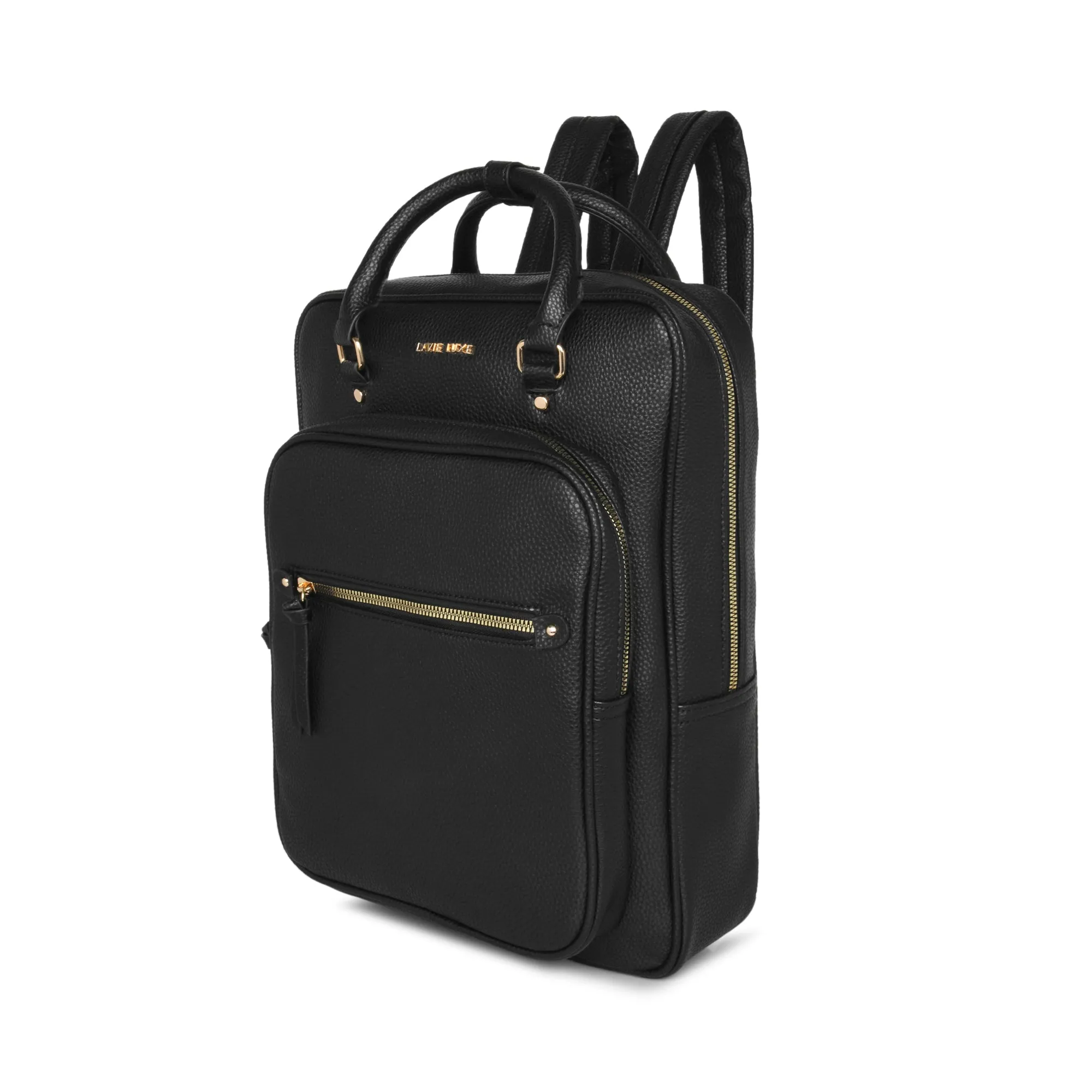 Lavie Luxe Black Medium Women's Harris Laptop Backpack