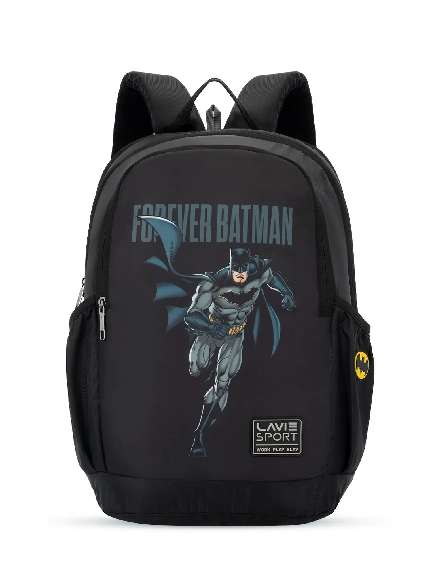 Lavie Sport Batman Defender 33L College Laptop Backpack For Boys & Girls Black