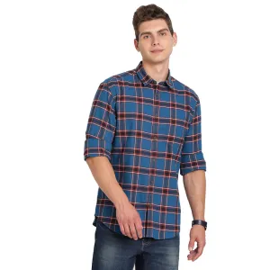 Men Checked Full Sleeve Cotton Shirt