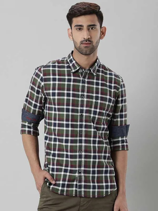 Men Checked Full Sleeve Cotton Shirt