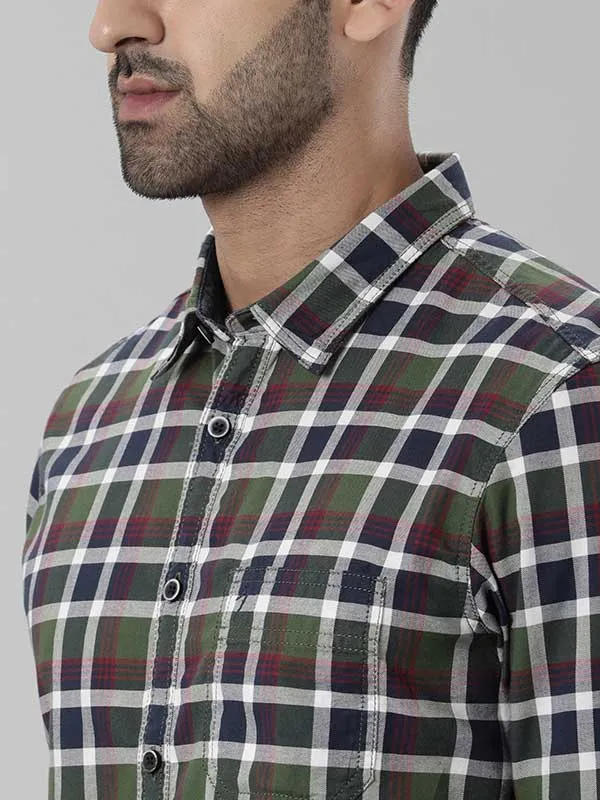 Men Checked Full Sleeve Cotton Shirt