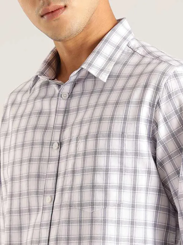 Men Checked Full Sleeve Cotton Shirt