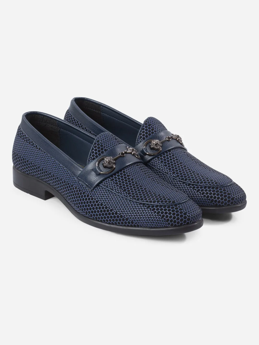 Men's Blue 3D Finish Fashion Slip On (IX1085)