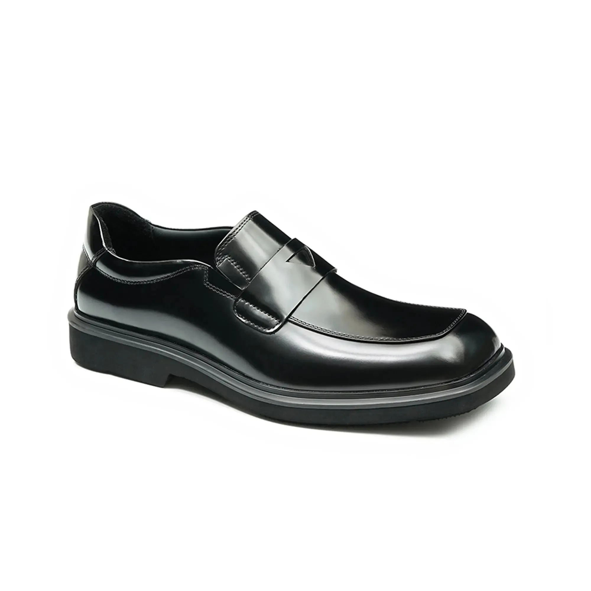 Men's patent leather loafers D23702