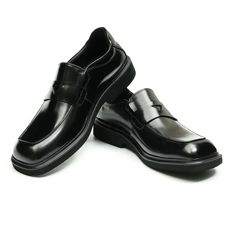 Men's patent leather loafers D23702