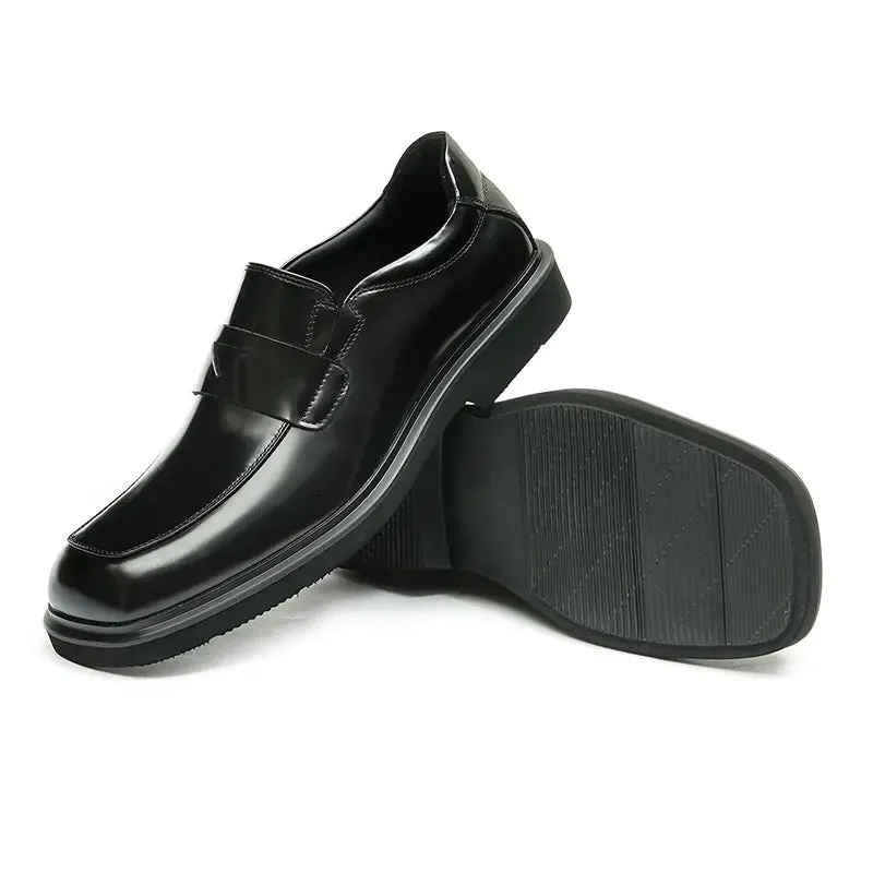 Men's patent leather loafers D23702