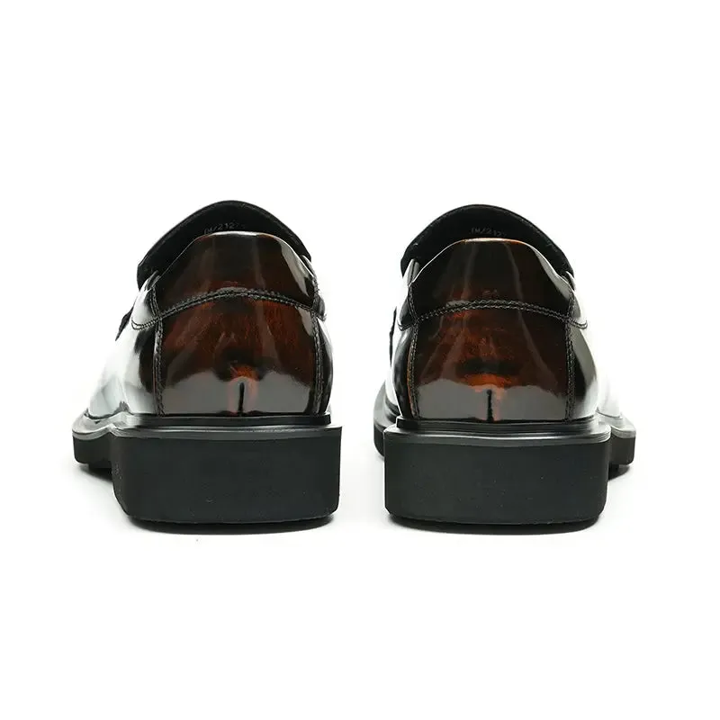 Men's patent leather loafers D23702