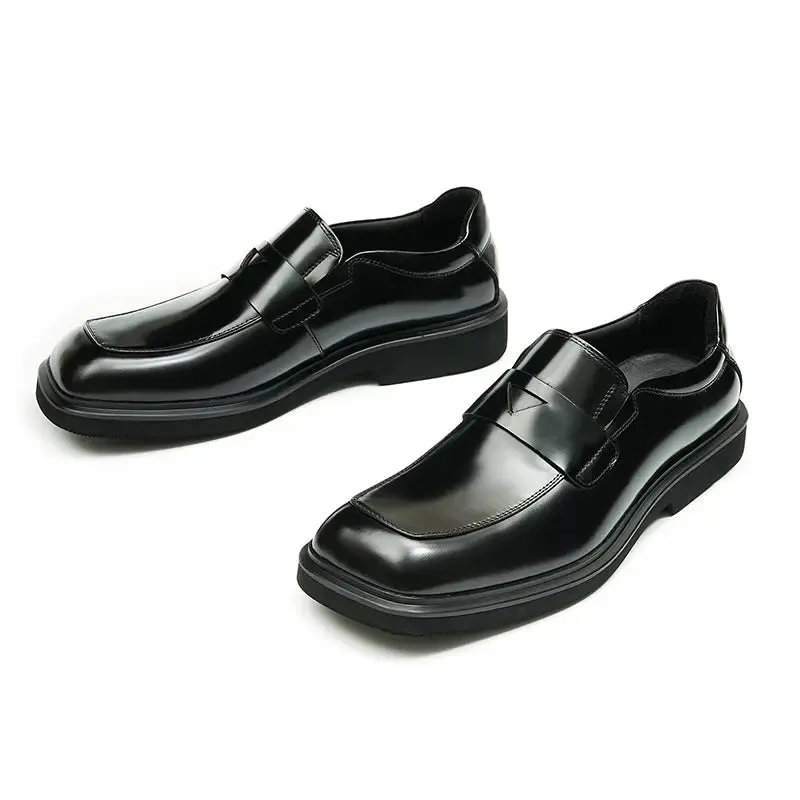 Men's patent leather loafers D23702