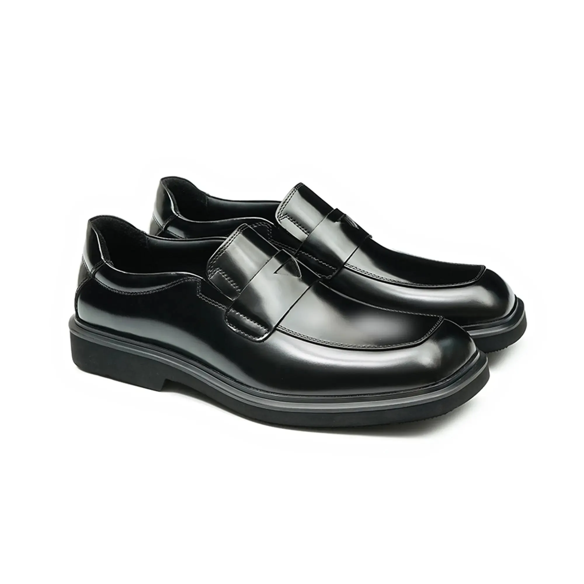 Men's patent leather loafers D23702