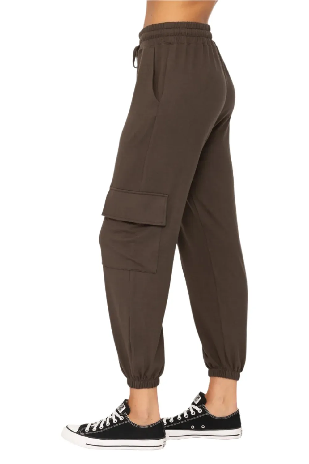 Mono B Brushed Hacci Cargo Lounge Jogger Pant KP5082