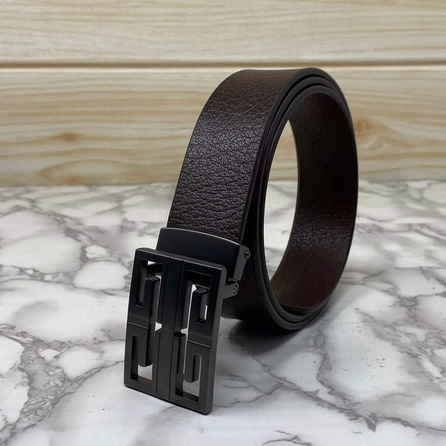 New Arrival Square Formal Leather Belt-JonasParamount