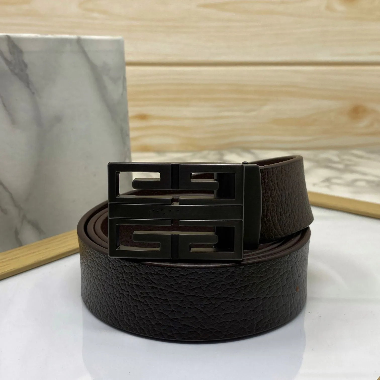 New Arrival Square Formal Leather Belt-JonasParamount