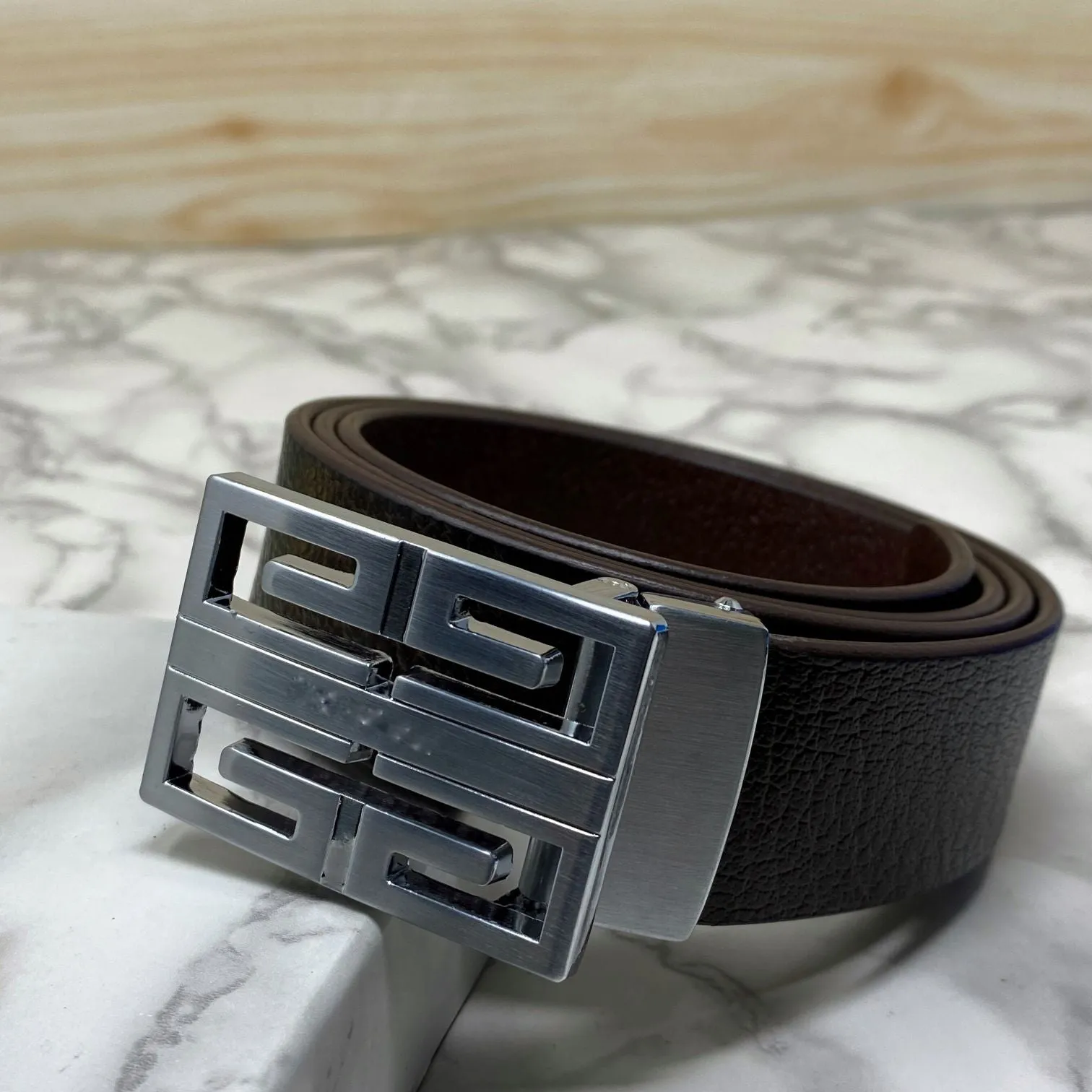 New Arrival Square Formal Leather Belt-JonasParamount