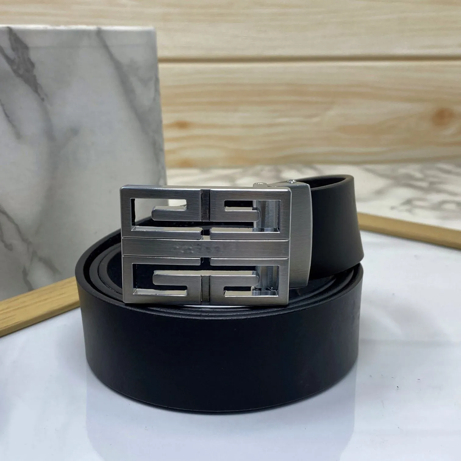 New Arrival Square Formal Leather Belt-JonasParamount