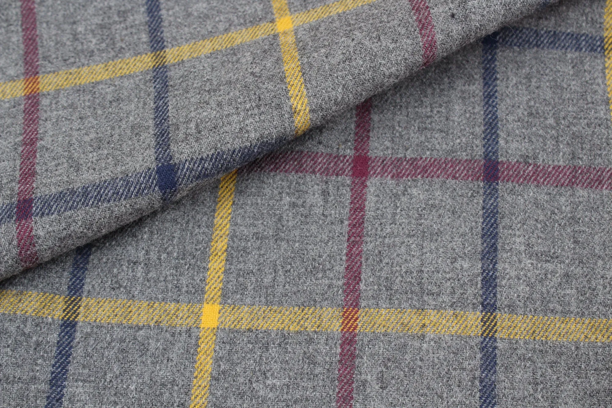 Organic Cotton Brushed Flannel for Shirts - Checks