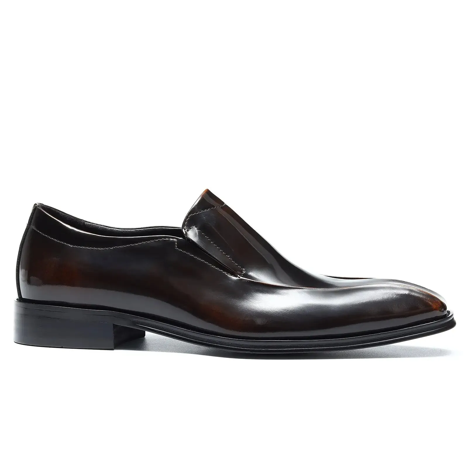 Patent leather formal loafers