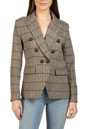 Plaid Beige Blazer