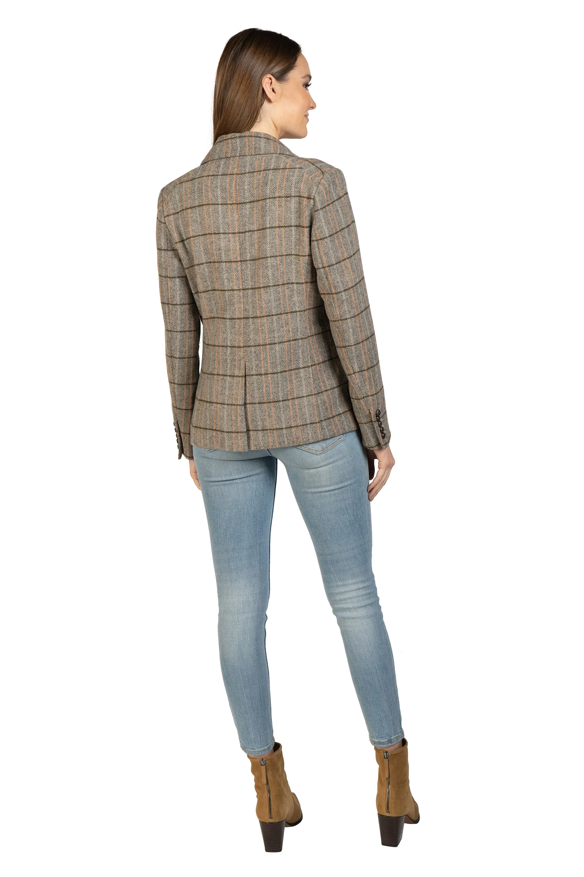 Plaid Beige Blazer