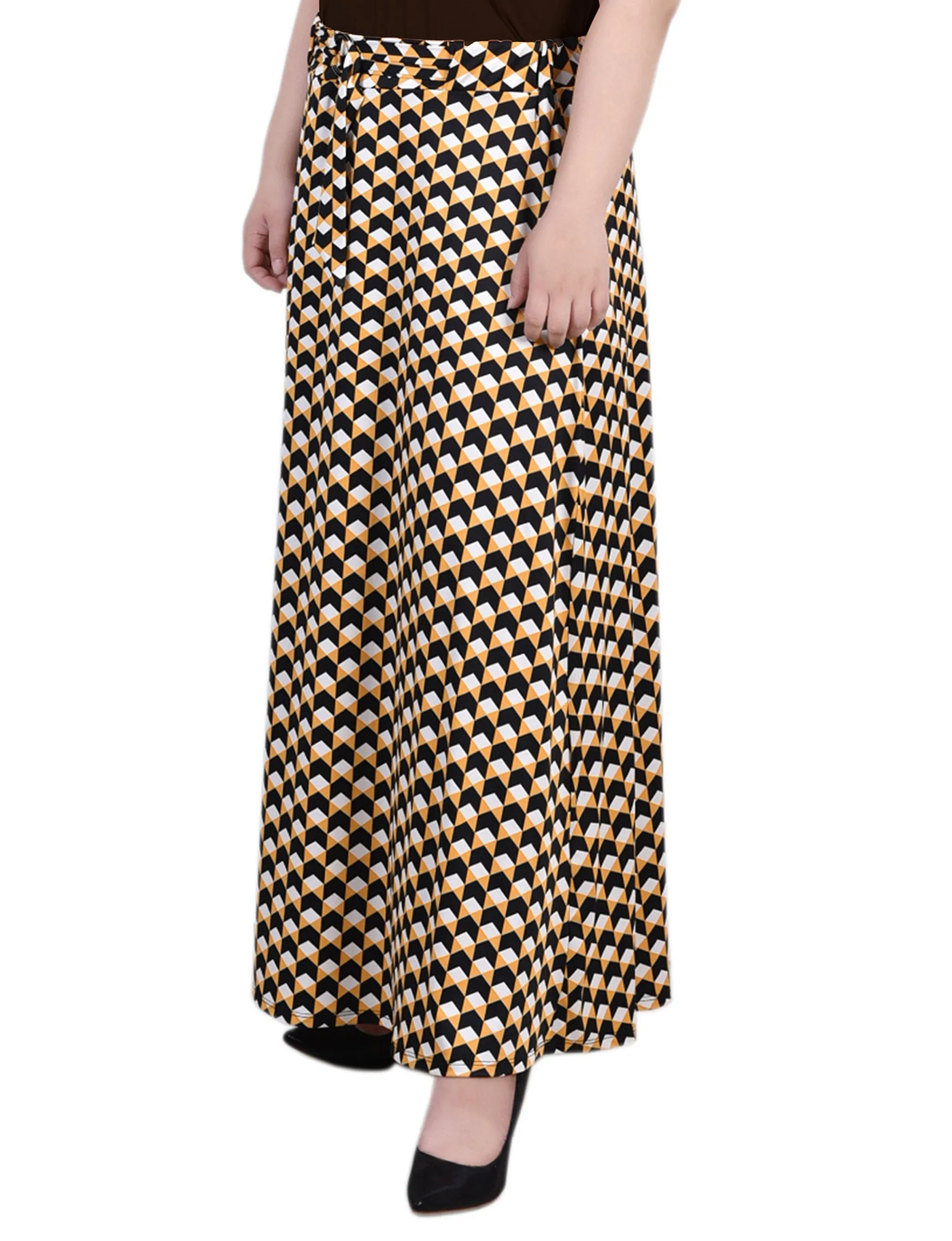 Plus Size Maxi Length Skirt