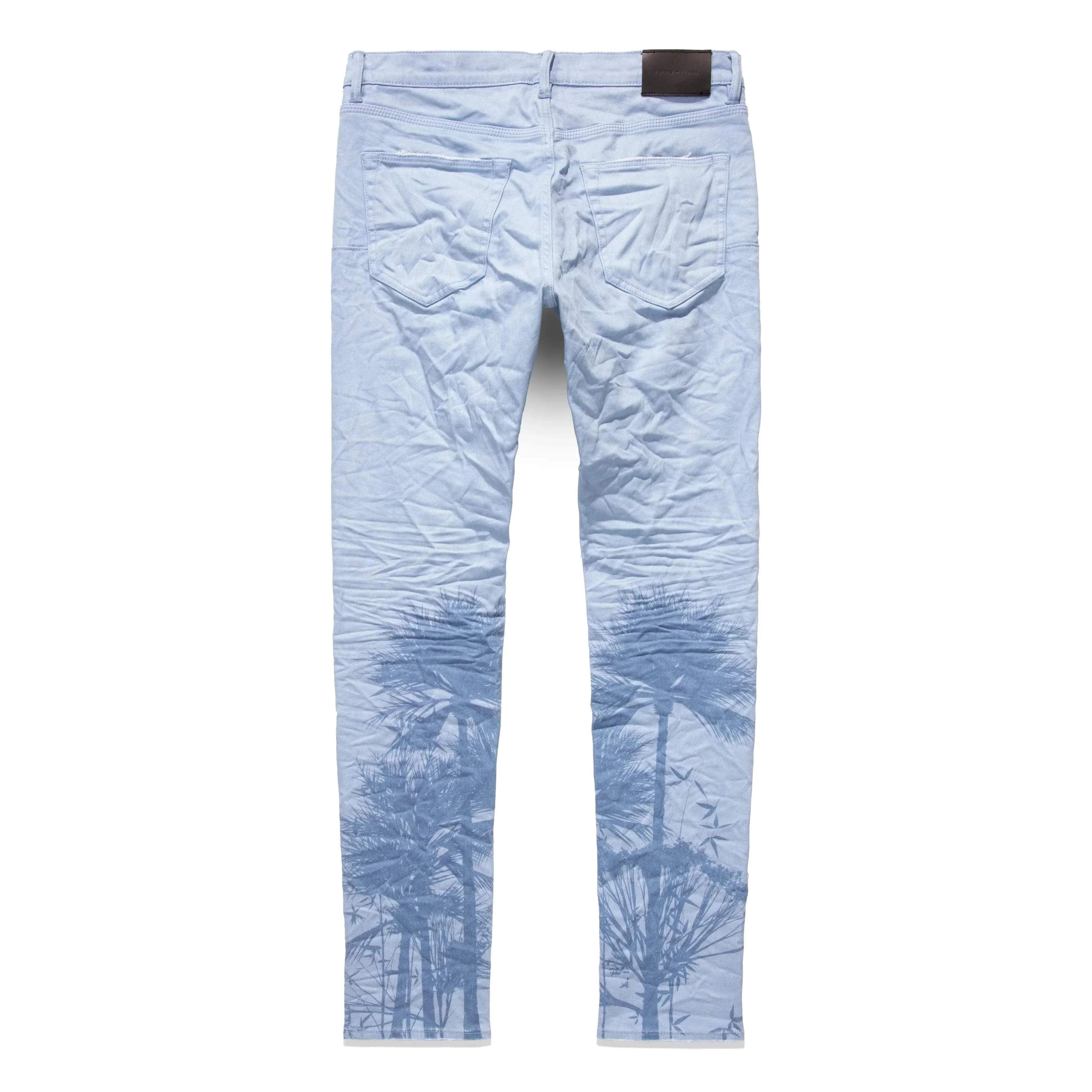 Purple Brand P001 Palms Print Jean