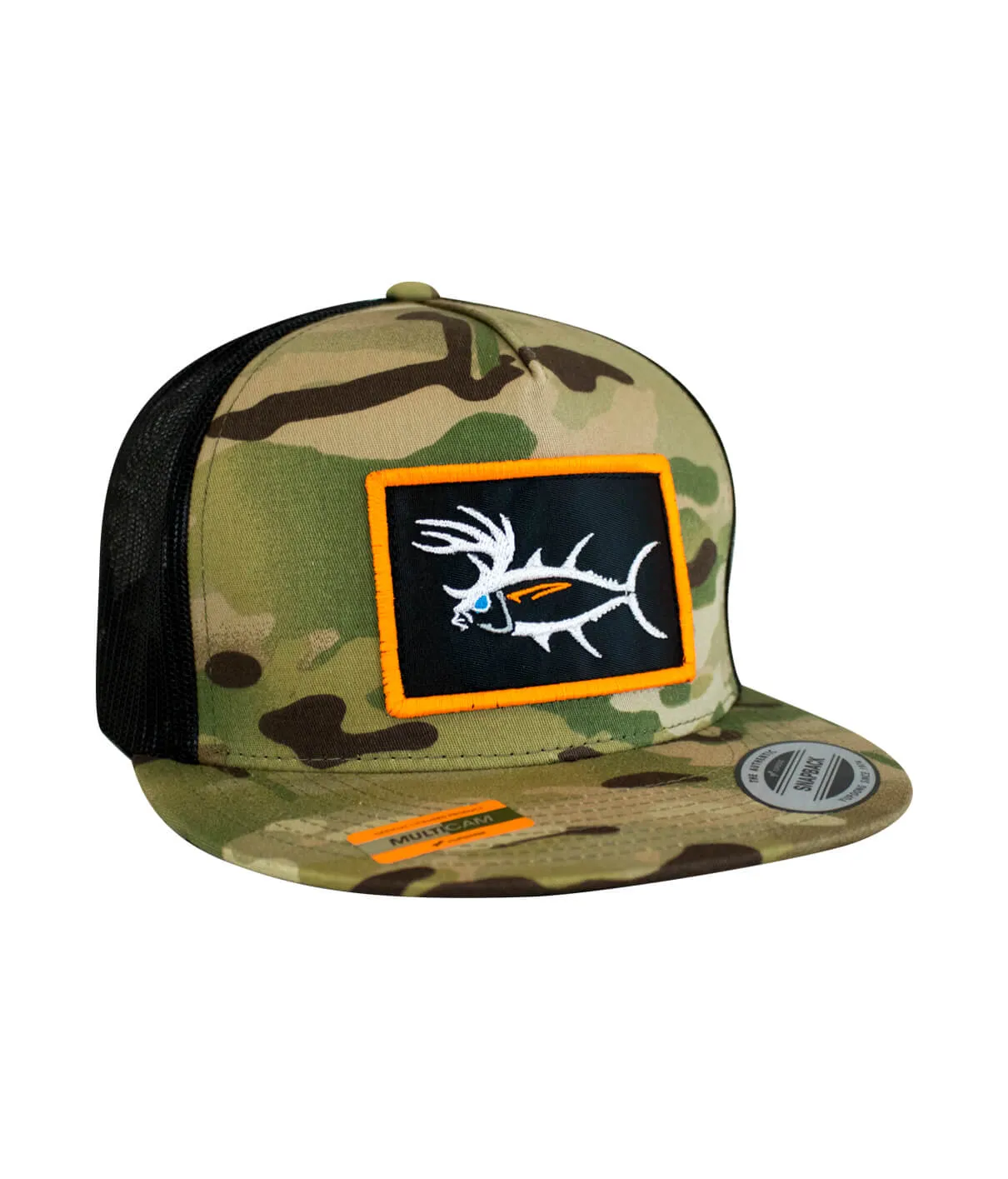 "Buck-Eye Patch" Unisex Snapback Trucker Hat