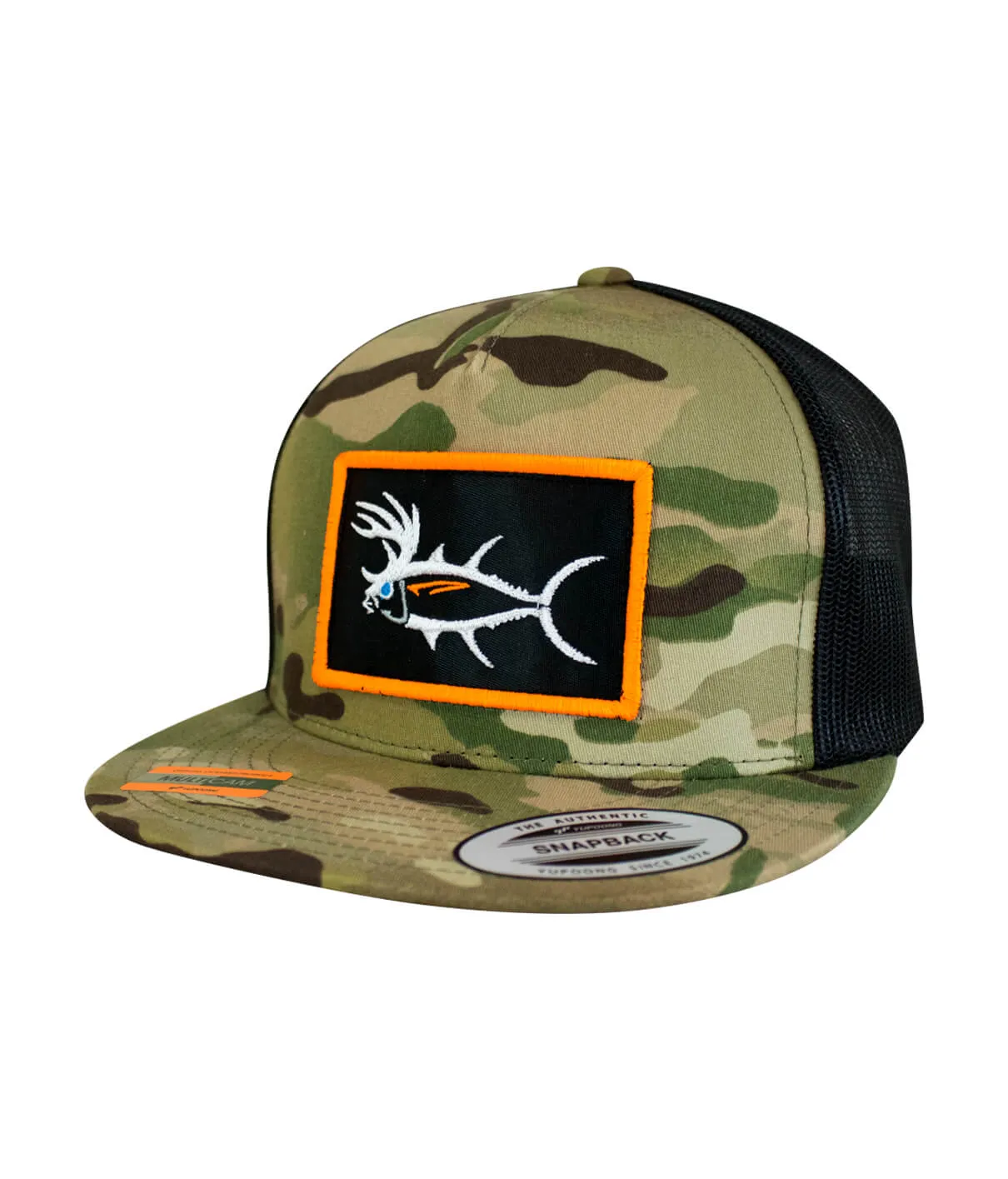 "Buck-Eye Patch" Unisex Snapback Trucker Hat