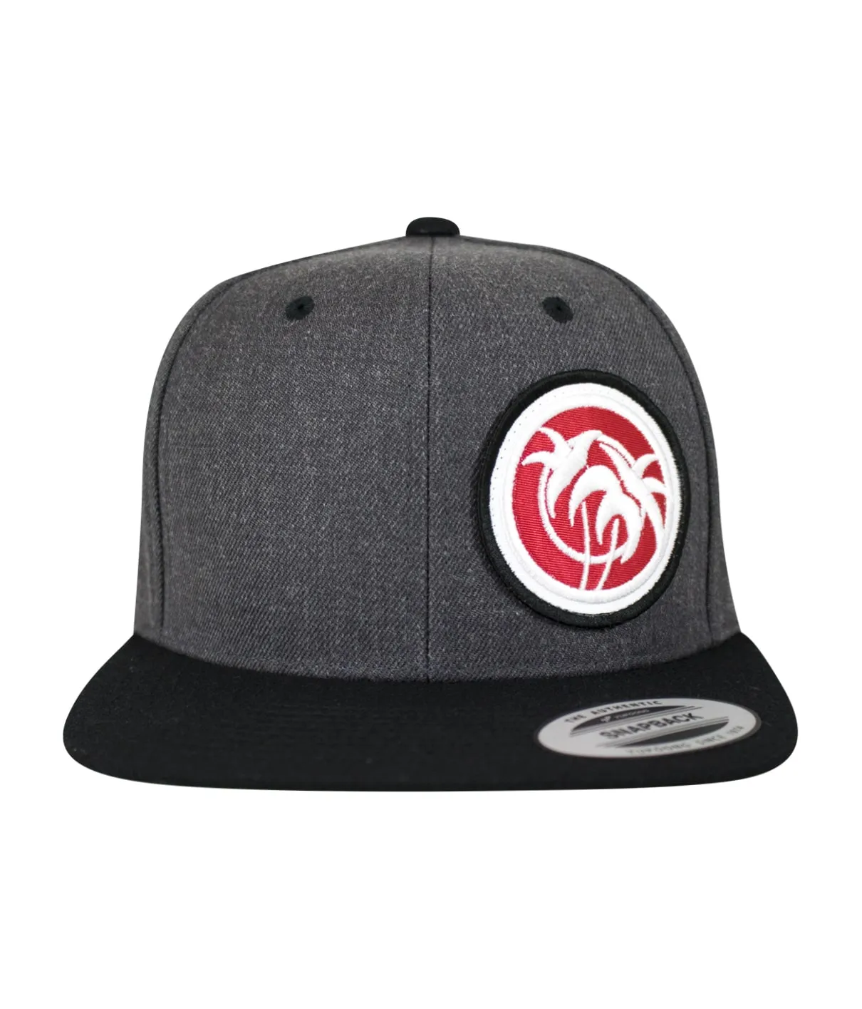 "Rojo Negro Patch" Flatbill Snapback Hat