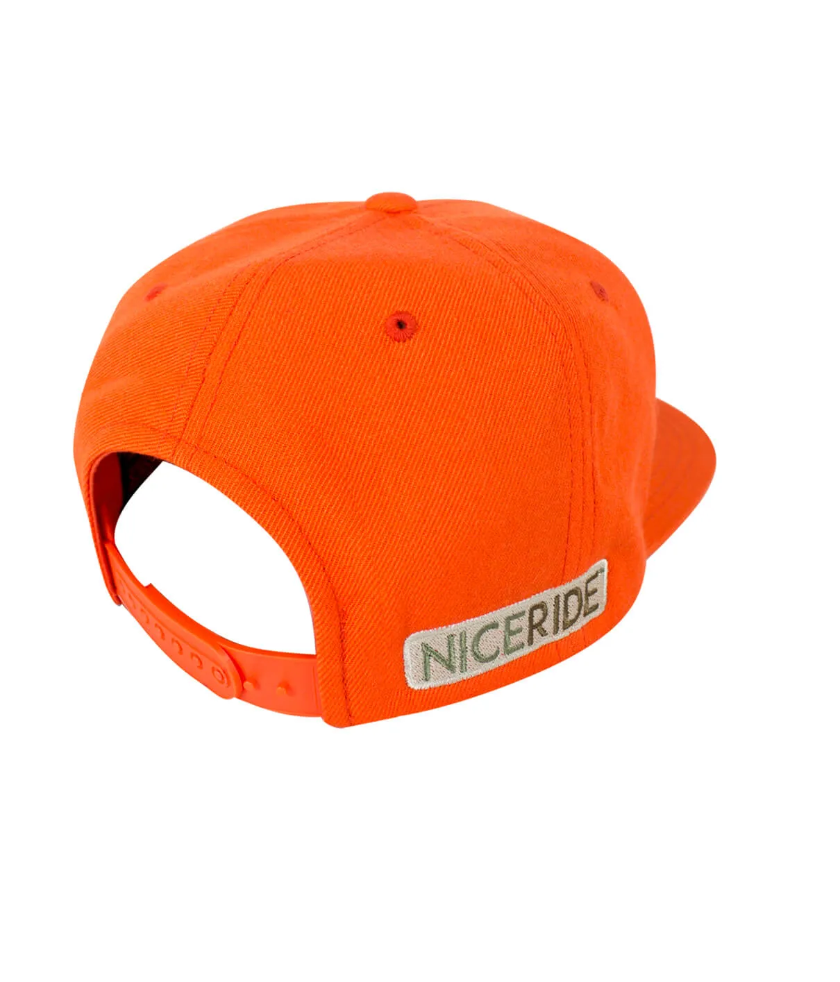 "Strong Camo" Orange Snapback Hat