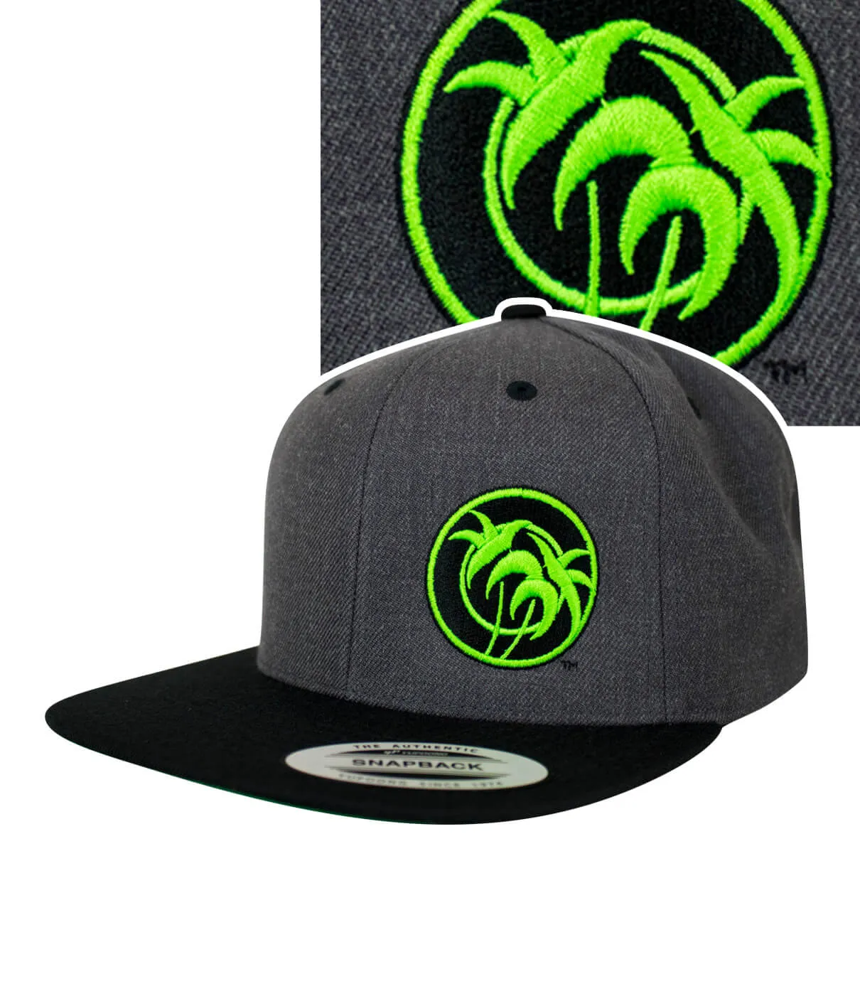 "Verde Palm" Flatbill Snapback Hat