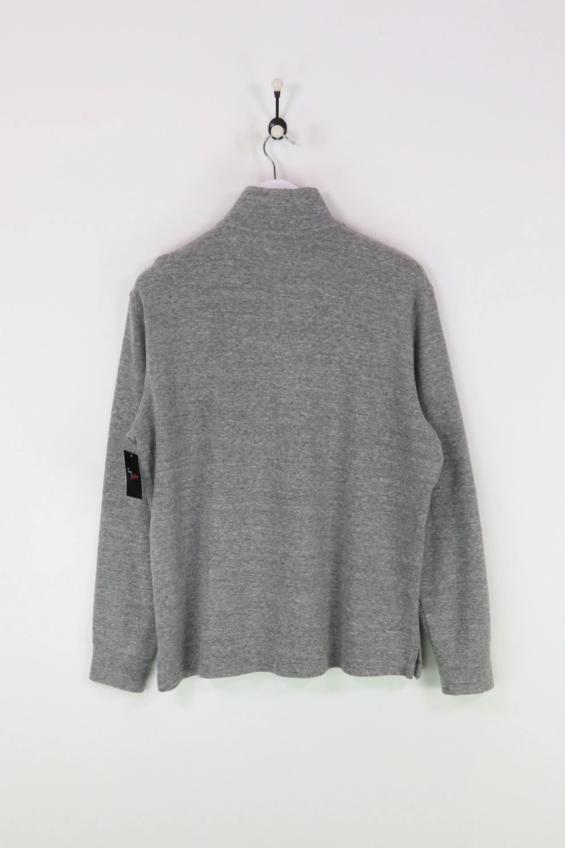 Ralph Lauren 1/4 Zip Sweatshirt Grey Large