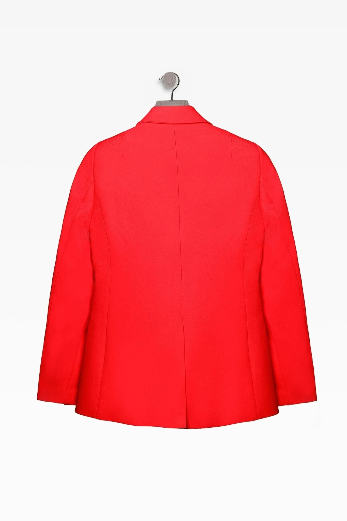 Sam German Red Single Breasted Jacket: Tailored Elegance Essential for Modern Women