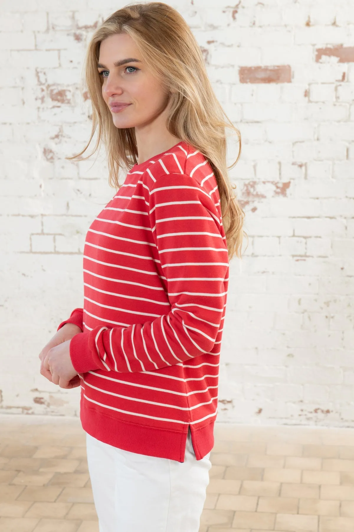 Seaside Jersey - Poppy Stripe