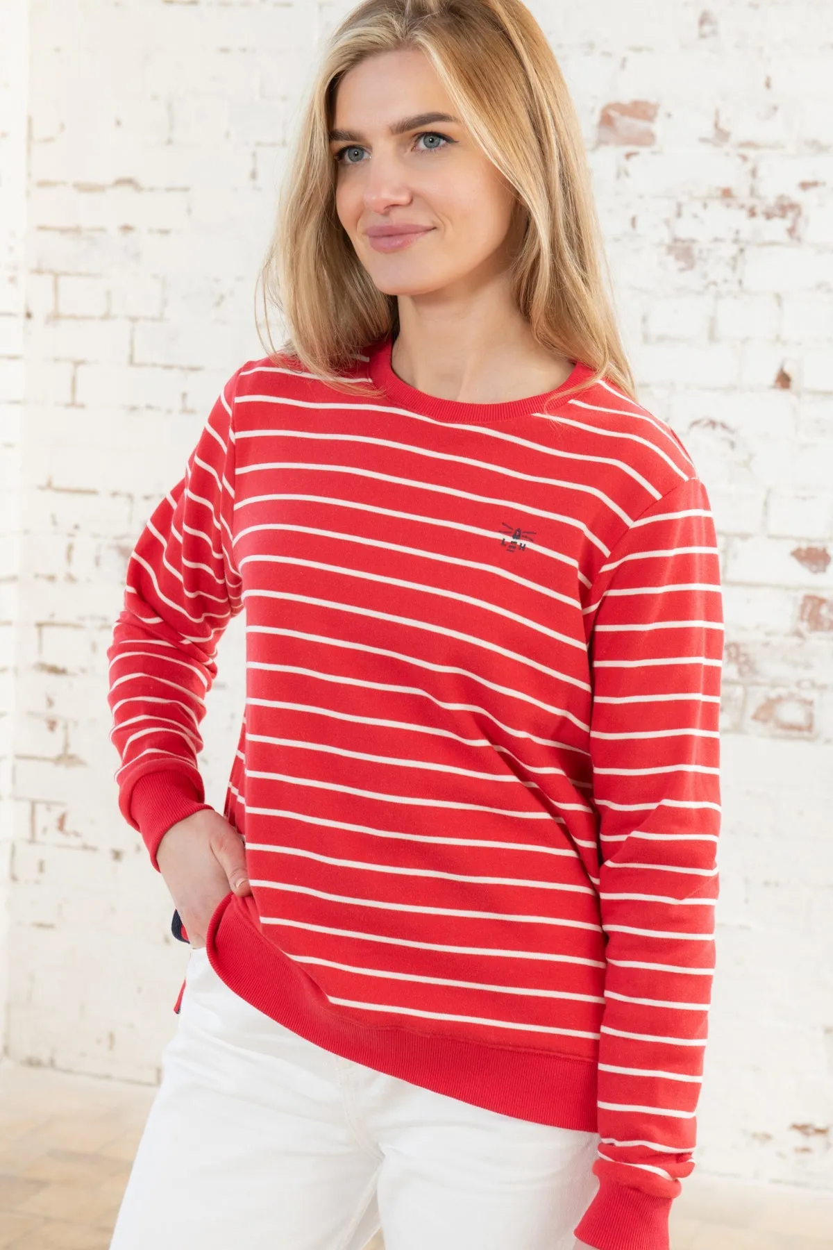 Seaside Jersey - Poppy Stripe