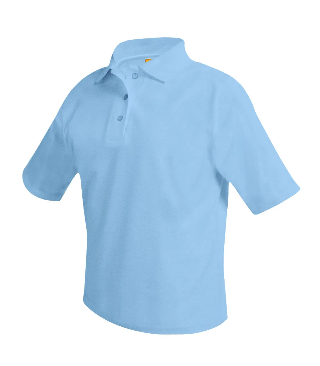 Short Sleeve Polo Shirt - ISLA - Powder Blue